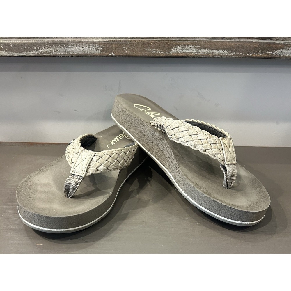 Cobian‎ Women's Braided Bounce Flip Flops Sandals Size 5/6